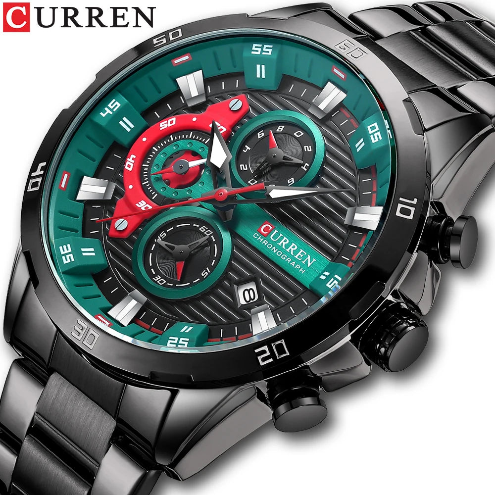 Relógio Curren Masculino – Esportivo, Elegante e Resistente
